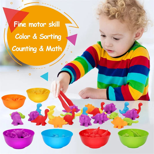 🌈 Montessori Color Sorting Game – Educational Toy for Kids (2-4Y) 🎨