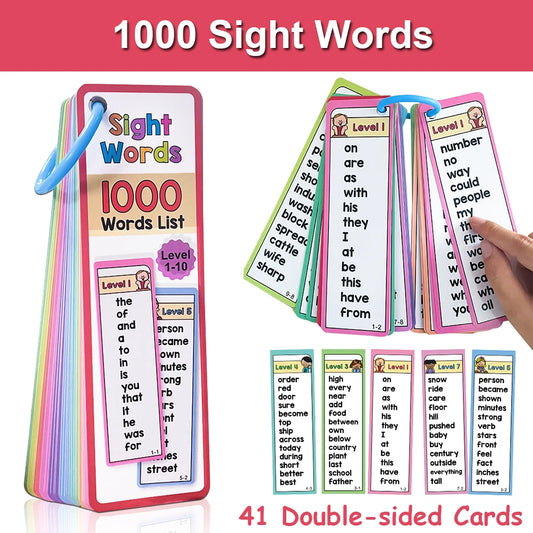 📖 1000 Sight Words Flash Cards - ESL Learning 📖