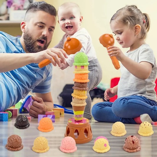 🍦 20PCS Ice Cream Play Set – Montessori Pretend Play for Toddlers 🍨