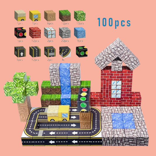 🧲 Khối Nam Châm – Build Mine World 🏗️ Đồ Chơi Montessori STEM