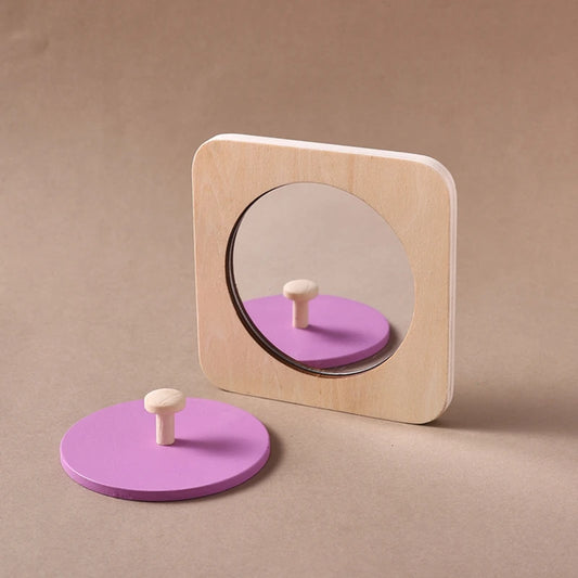 ✨🪞 Montessori Mirror Set | 🎭 Peekaboo Toy | 🧩 Knob Puzzle 💕