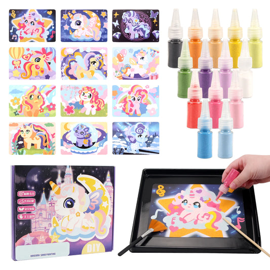 ✨ Sand Art Kit – DIY Princess Painting ✨