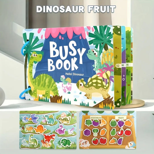 📚 Montessori Busy Book – Educational Matching Game for Toddlers 📚