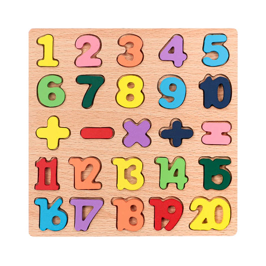 🔢 Wooden Puzzle - Alphabet & Number Learning 🔢