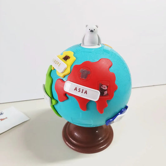 🌍 Montessori Learning Globe – Geography & Science Toy for Kids 🌎