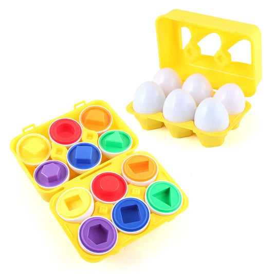 🥚 Montessori Smart Eggs – Alphabet & Shape Matching 🎓