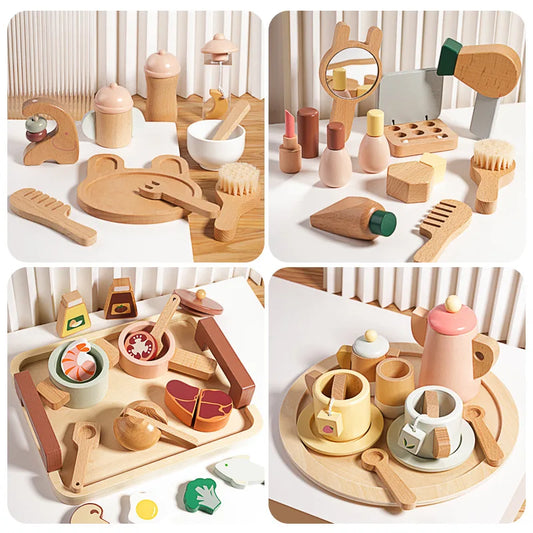 🧸 Wooden Pretend Play Set  🧸